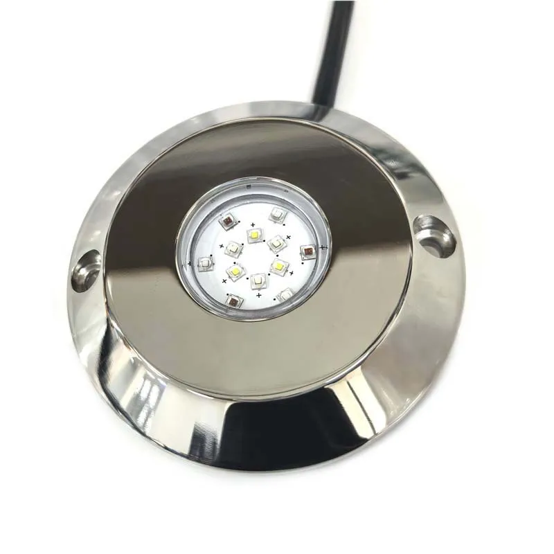 

Нержавеющая сталь 316L, 60 Вт RGBW, 12 В постоянного тока, подводные морские фонари/морской подводный светодиодный светильник для лодки/подводные фонари для яхт