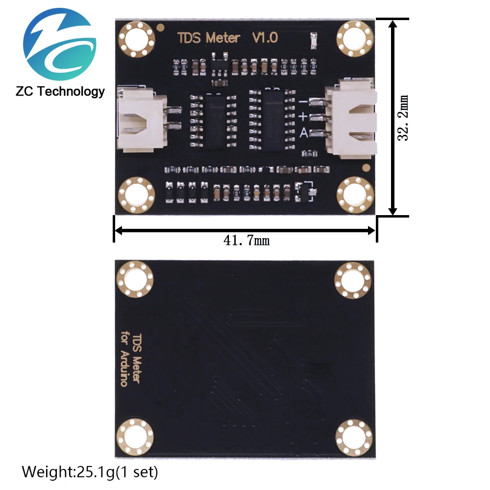 TDS Sensor Meter V1.0 Board Module Water Meter Filter Measuring Water Quality For Arduino UNO R3