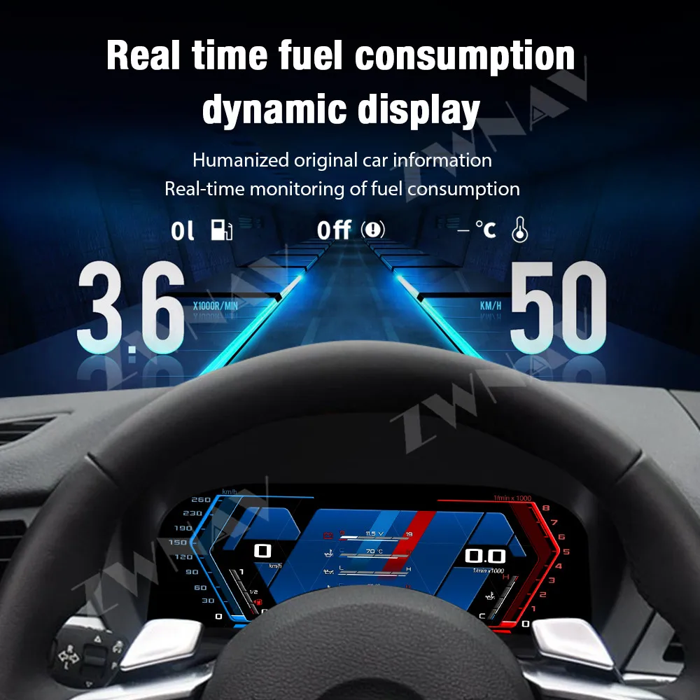 Car Dashboard For BMW Z4 E85 2004-2008 E89 2009-2015 LCD Digital Cluster Instrument Panel Gauge Virtual Cockpit Carplay Navi