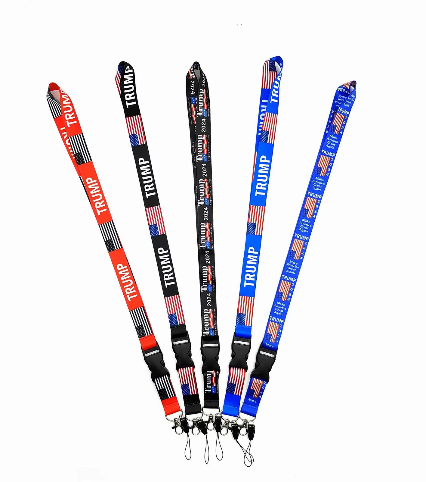 100pcs Trump Cell Phone Lanyard Straps Keys Chain ID Cards Holder Lanyards for Women Men Factory Wholesale Accessorie 2024