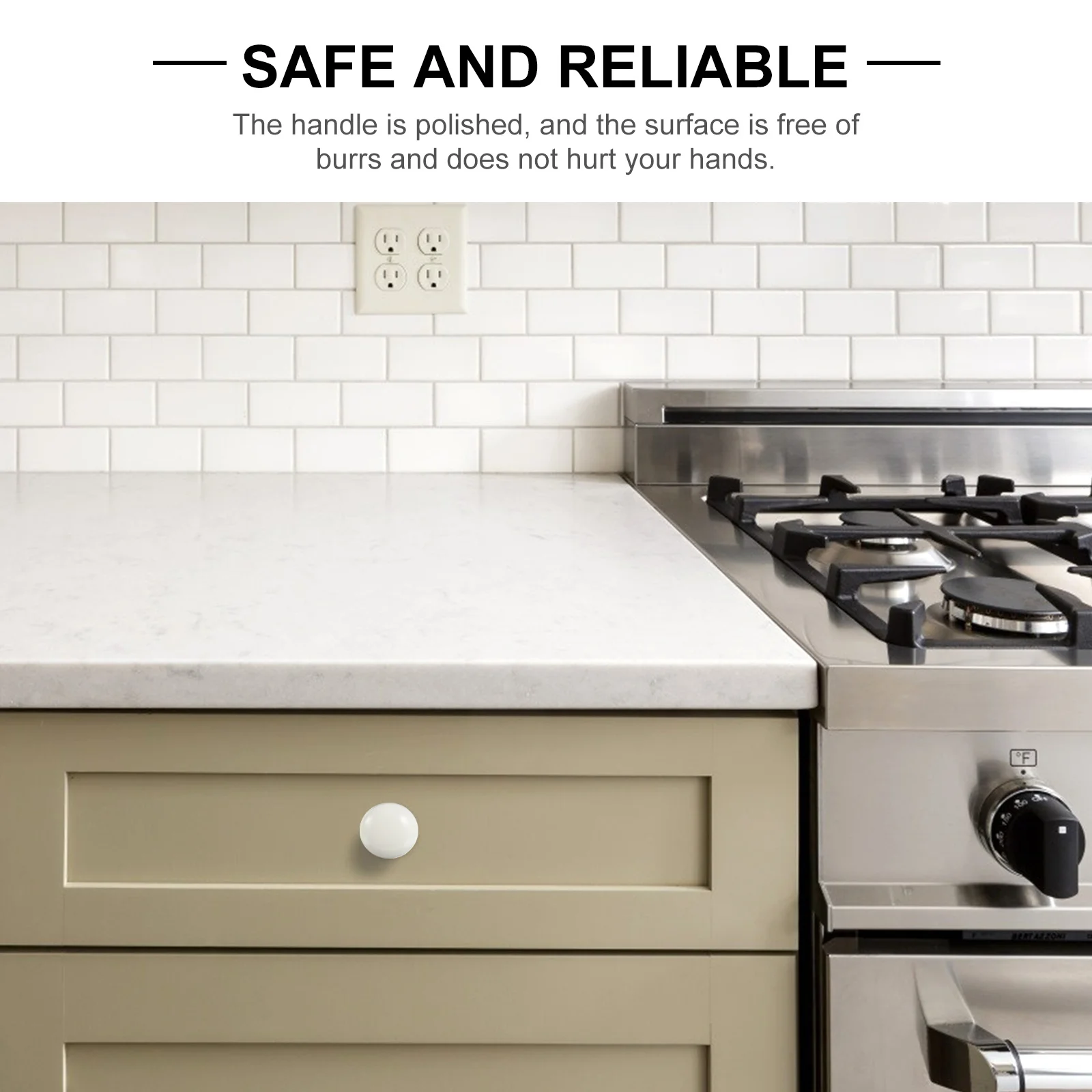 

8pcs Solid Wood Drawer Pulls Durable Round Cabinet Knob For Wardrobe Closet Door Furniture Handle Home Kitchen Storage