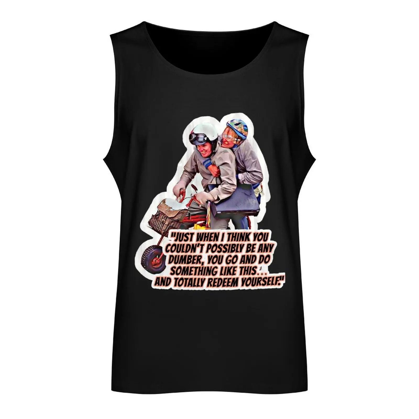 Men Women Dumb & Dumber Tank Top man vest Sleeveless men Man clothes for gym singlets for men