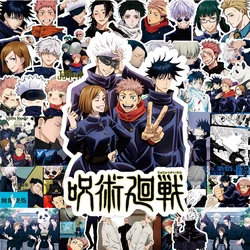 10/30/80pcs Jujutsu Kaisen Anime Stickers Itadori Yuji Satoru Gojo Decal Phone Water Bottle Laptop Cool Cartoon Graffiti Sticker