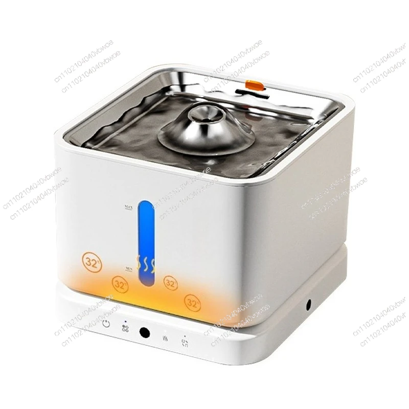 

Умный фонтан для кошек с подогревом и фильтром — автоматический диспенсер для воды для домашних животных, беспроводной насос, постоянная температура