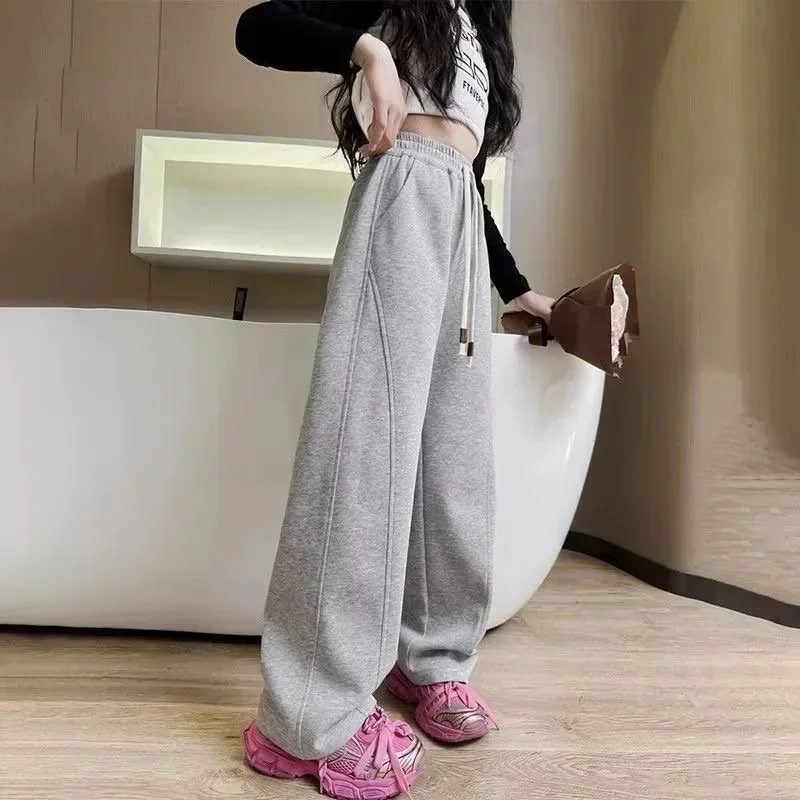 RAISE YOUNG 4-14 Jahre Mädchen-Sweathose mit Seitenstreifen, Junior-Sporthose mit Elastischem Bund, Schulmädchen-Gerade Hose mit Hundemotiv – Detail 9