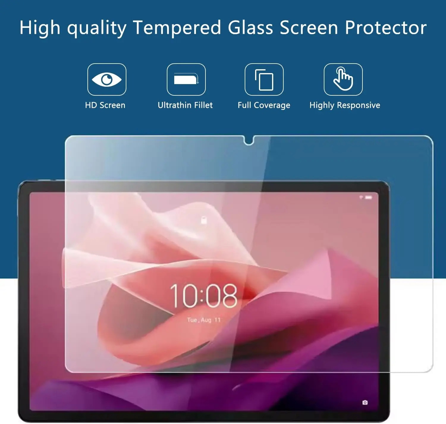 

1 шт. HD защитная пленка из закаленного стекла для Lenovo Yoga Tab 11,1 дюйма 2025, защитная пленка для планшета, устойчивая к царапинам, без пузырьков воздуха