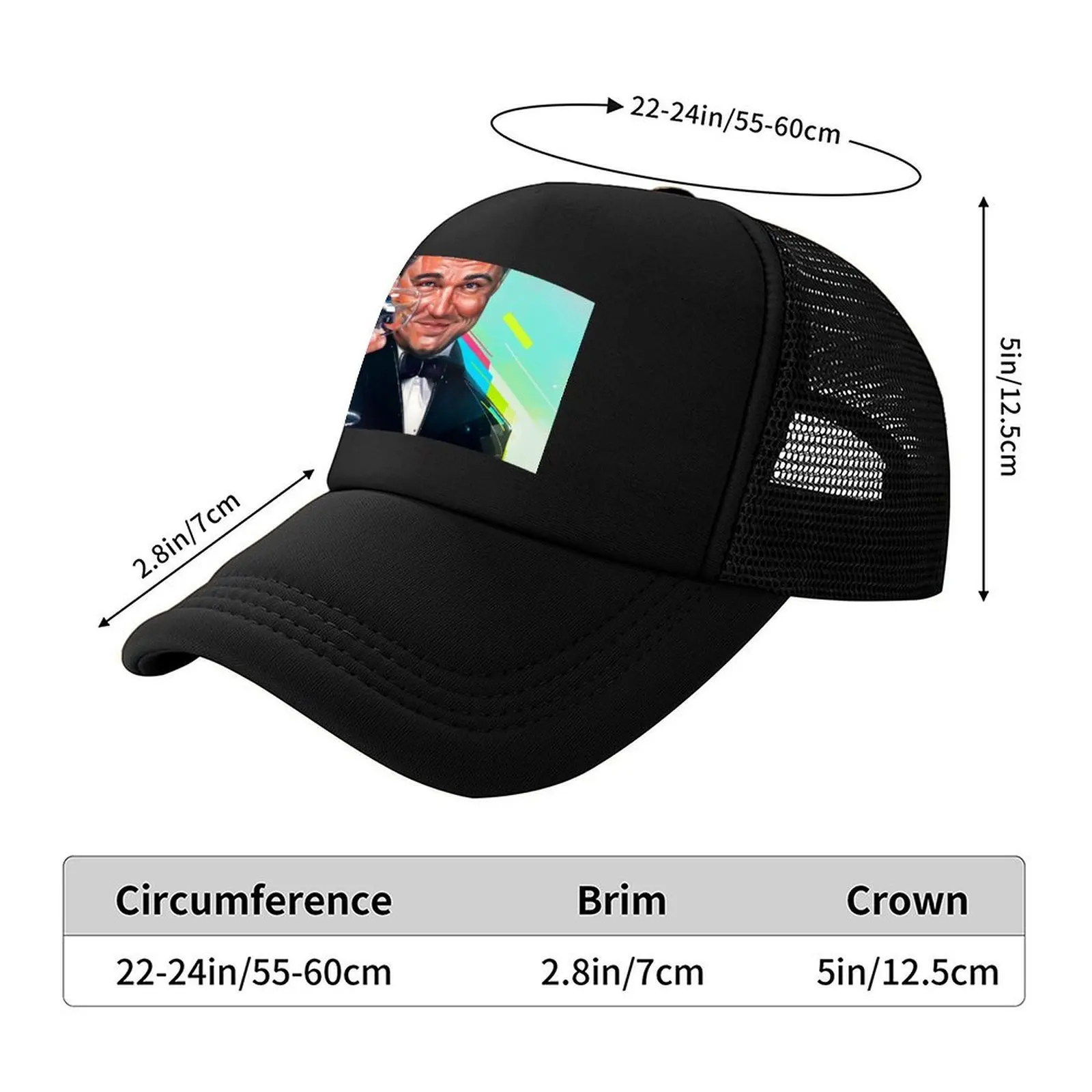 ليوناردو دي كابريو قبعة بيسبول قبعات الصيد رجل الرجال كبيرة الحجم قبعة العسكرية التكتيكية قبعة موضة الشاطئ الرجال القبعات النسائية #2
