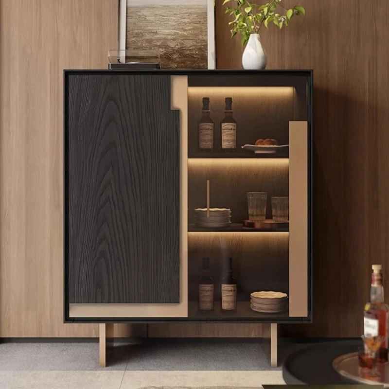 Sideboard Display Cabinet Organizier Shelves Living Room Modern Cabinet Bathroom Luxury Black Szafki Do Salonu Bedroom Furniture