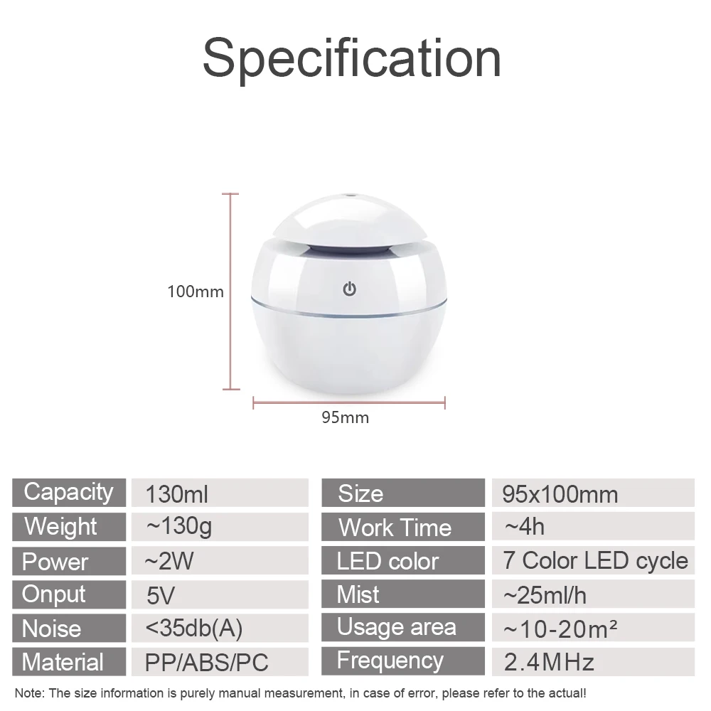 مرطب يو إس بي موفر للمساحة ، 7 أوضاع علاج بإضاءة ليد ، فلتر مسبق ، إغلاق تلقائي للغرف الصغيرة ، من من من من من من من من من ؟