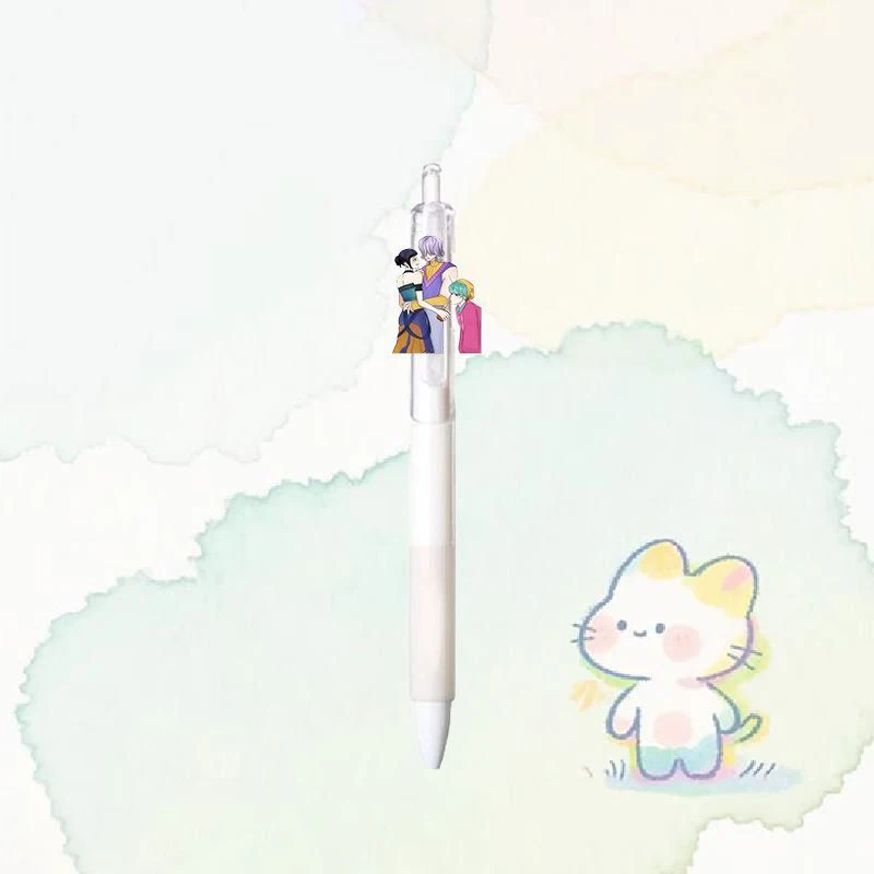 شيطان الصيادين 0.5 مللي متر القلم ل Kpop قلم حبر محايد طالب تأخذ امتحان رسم لعبة أنيمي الكرتون الشكل القرطاسية لوازم الدراسة #1