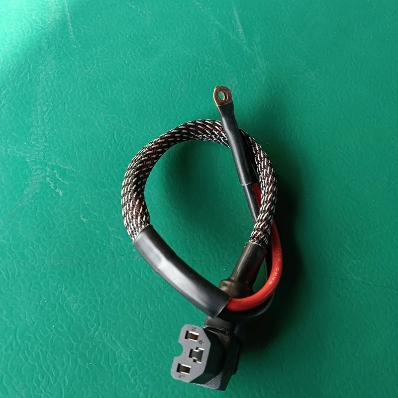 

3 Prong high-current bolded power cord for E-bike lithium motorcycle 3Pin T-shaped socket with M6 Bolt cable 50CM 10mm*2