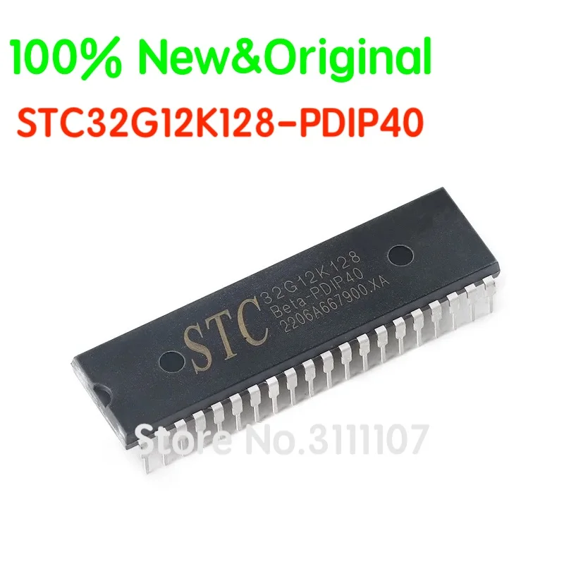 STC32G12K128-PDIP40 STC STC32G12K128 32-bit 8051 Core Microcontroller Chip 100% New&Original