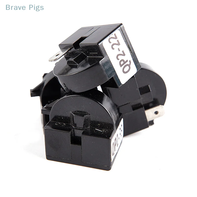 1Pcs New For Refrigerator Fittings Freezer PTC Starter Thermal Protector Relay QP2-12 QP2-22 QP2-33 QP2-15 Plug