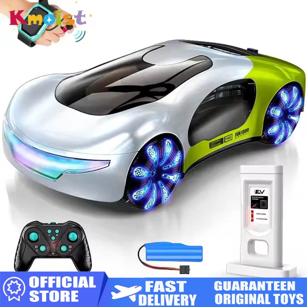 2.4G 4WD RC Car Remote Control Cars Drift Vehicle Gesture Sensor with LED Lights and Music Kids Toys for Boys Birthday Gifts