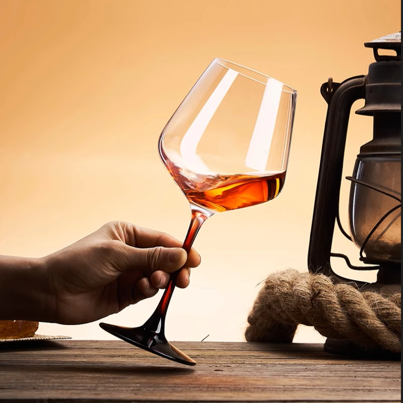 

Набор из 2-х походных бокалов для вина, прозрачная стеклянная посуда, бокалы для шампанского, домашняя пивоварня и изготовление вина, барная посуда, стеклянная чашка