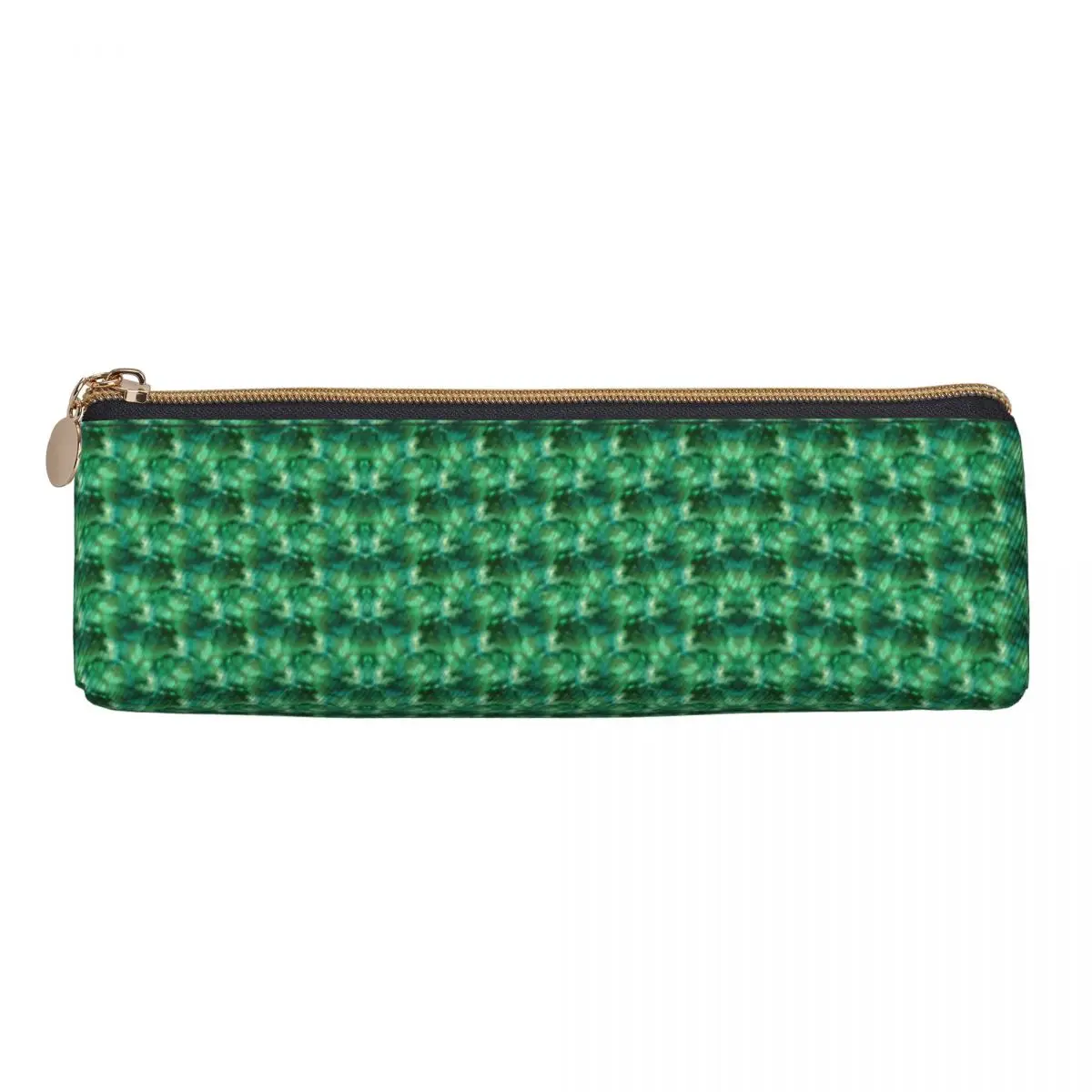 Green Moss Pencil Case Abstract Print Boy Girl Cute Pen Box Graphic School Pencil Cases Stationery Organizer Gift Idea image 2