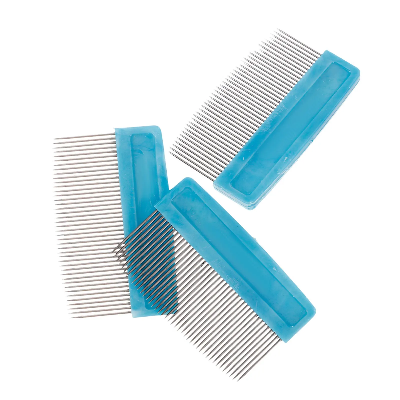 3Pcs Violin Bow Hair Combing Tools Sturdy Iron Plastic Design Dense Teeth for Horse Hair Grooming Bow Making Erhu Viola Cello