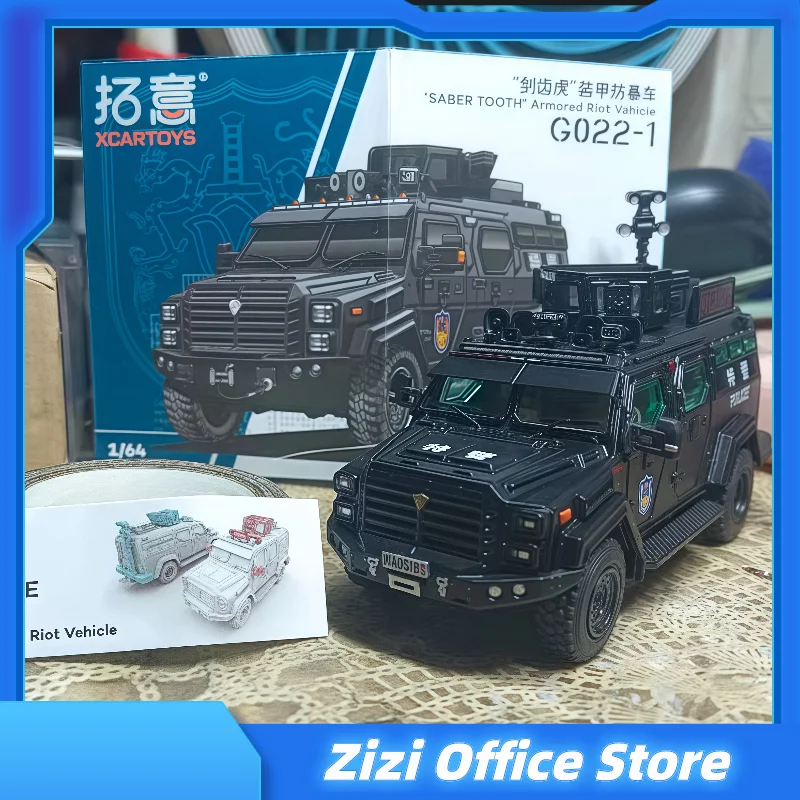 

Taoyi 1/64 Scale Police Off-Road Alloy Car Model Non-Rtr Collectible Display Armored Proof Toy For Adults Birthday Gift