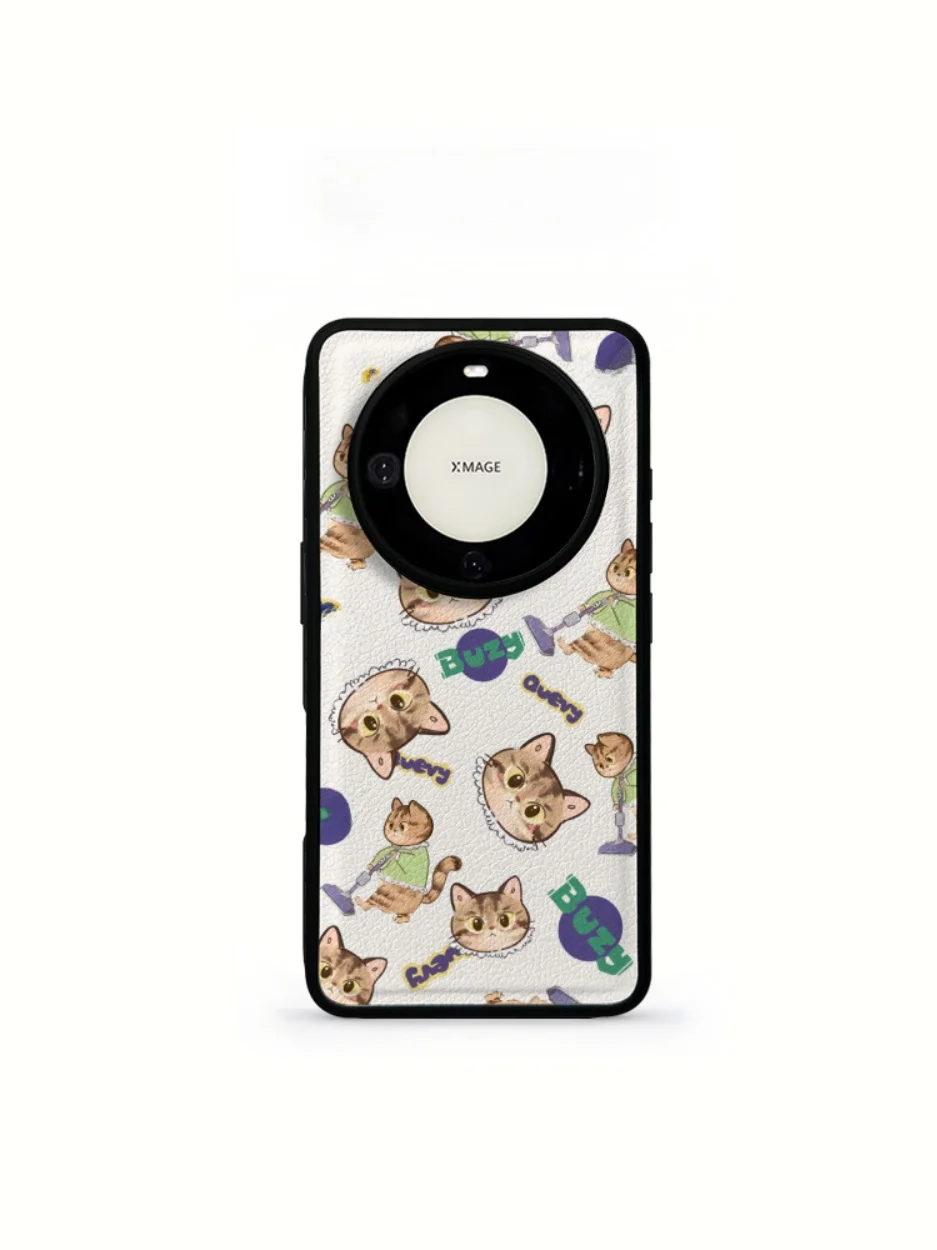 

QX Mate60 pro Phone Case Female Style Cleaning Pattern Luxury Protection Anti-Fall Durable Eco-Friendly