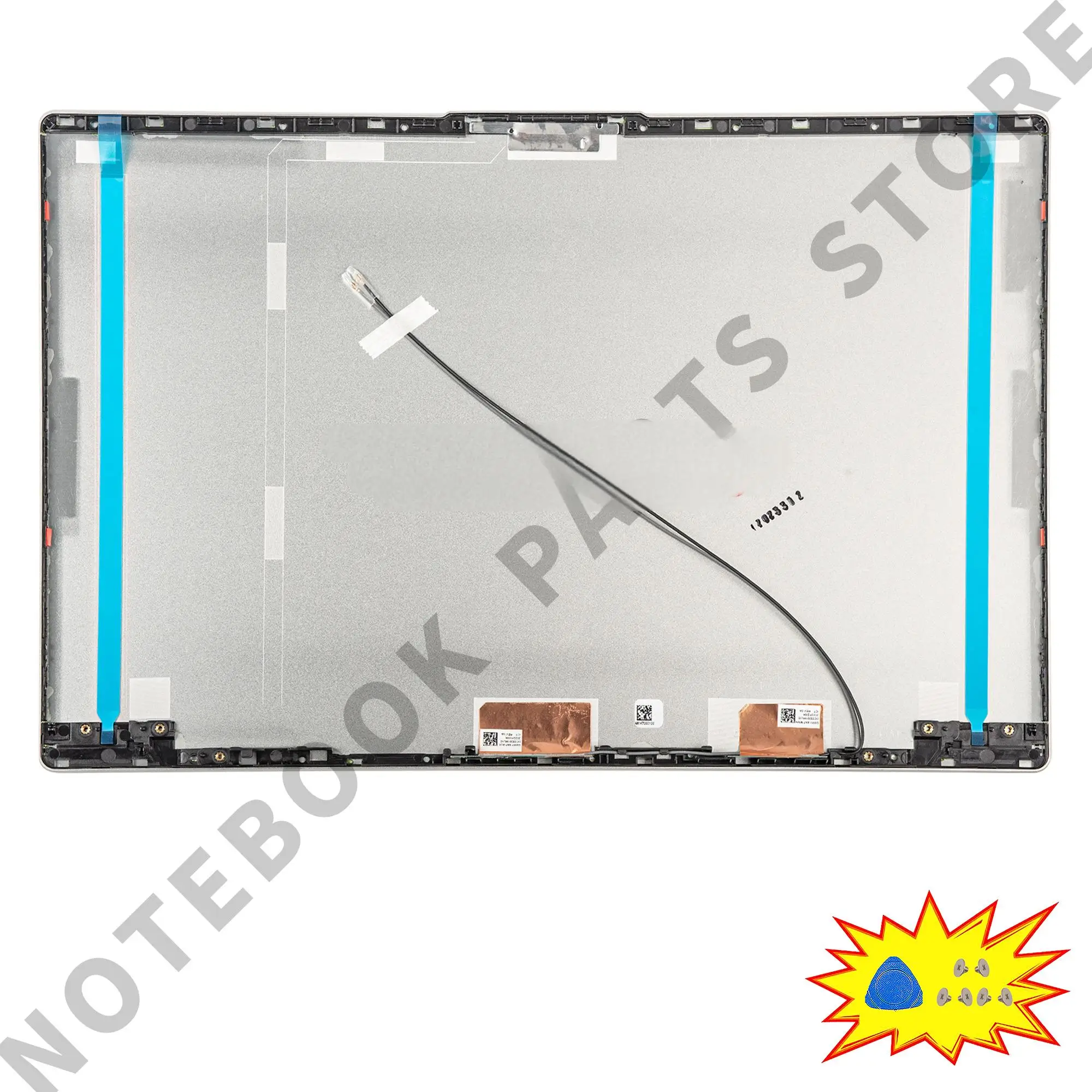 Imagem -04 - Capa Traseira Lcd para Ideapad 515iil05 5-15are05 5-15itl05 5-15alc05 Caixa Superior Tampa Traseira Reparação 5cb0x56073 5cb0x56075 Prata Cinza Bul