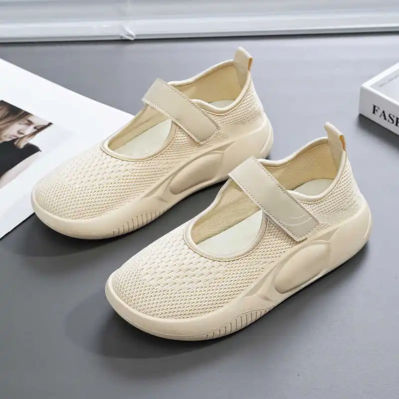 Increases Height Ete Women's High Heel Shoes White Platform Tennis Woman Summer Platform Shoes Sneakers Sports Team School view 2