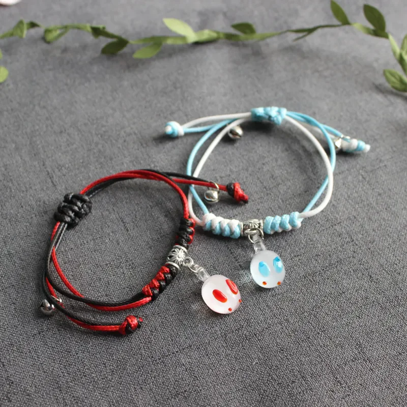 

Mo Dao Zu Shi Cosplay Rabbit Bracelet Anime Grandmaster of Demonic Cultivation Wei Wuxian Lan Wangji Handmade Hand Chain Jewelry
