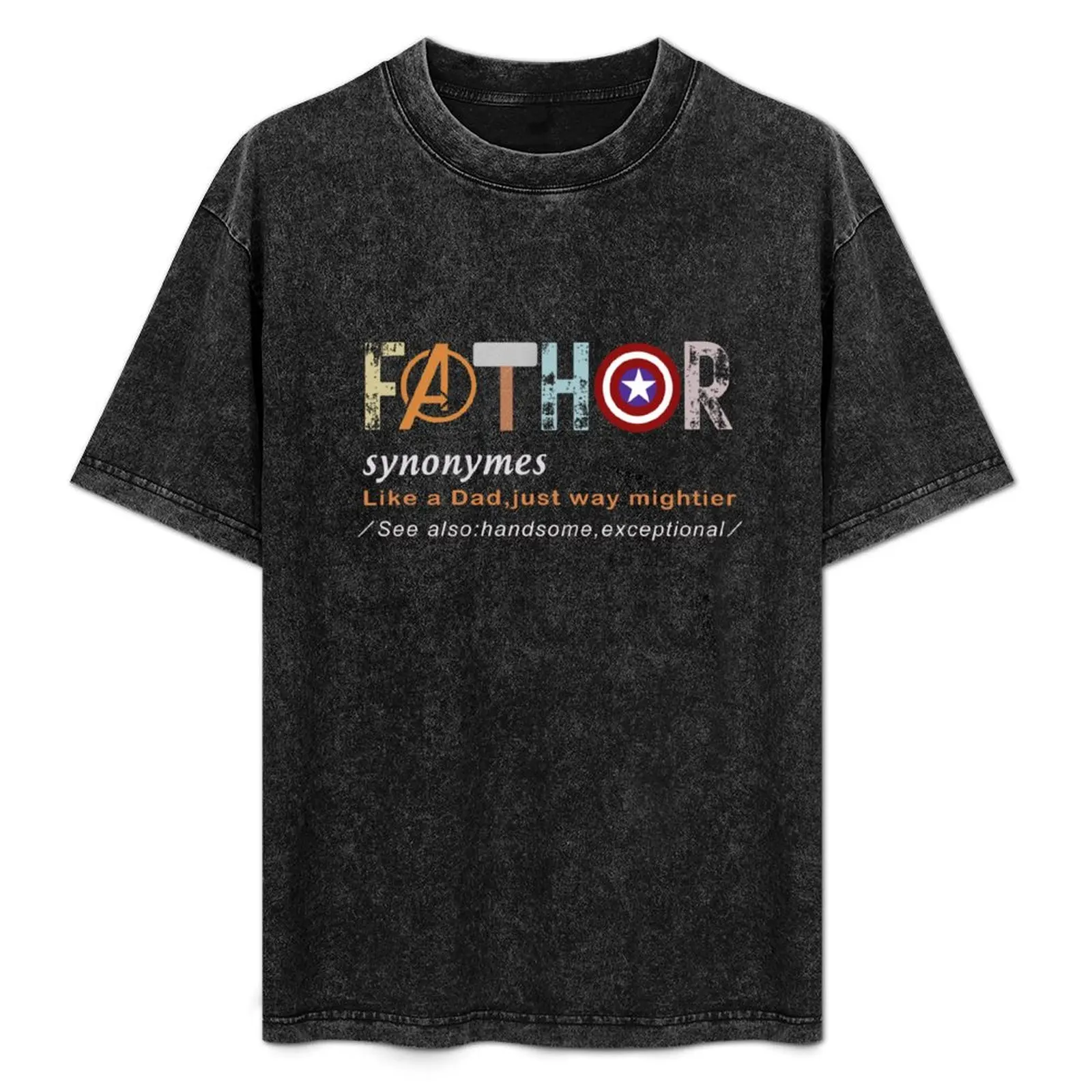 

Fathor Shirt, Dad Shirt,Fathers Day T-Shirt Sports Casual Short Sleeve Cotton Tee