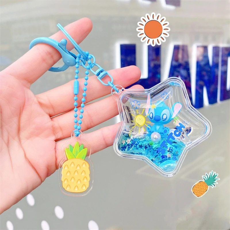 

Trendy Fashion Stitch Star Oil Keychain High-quality Exquisite Car Pendant Couple Bag Decoration Pendant Birthday Gift