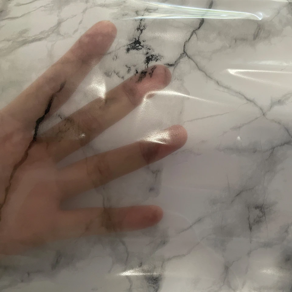 0.5cm*2M White Transparent PVA Water Transfer Printing Decal Film, Marble Hydrographic Dipping Film 100