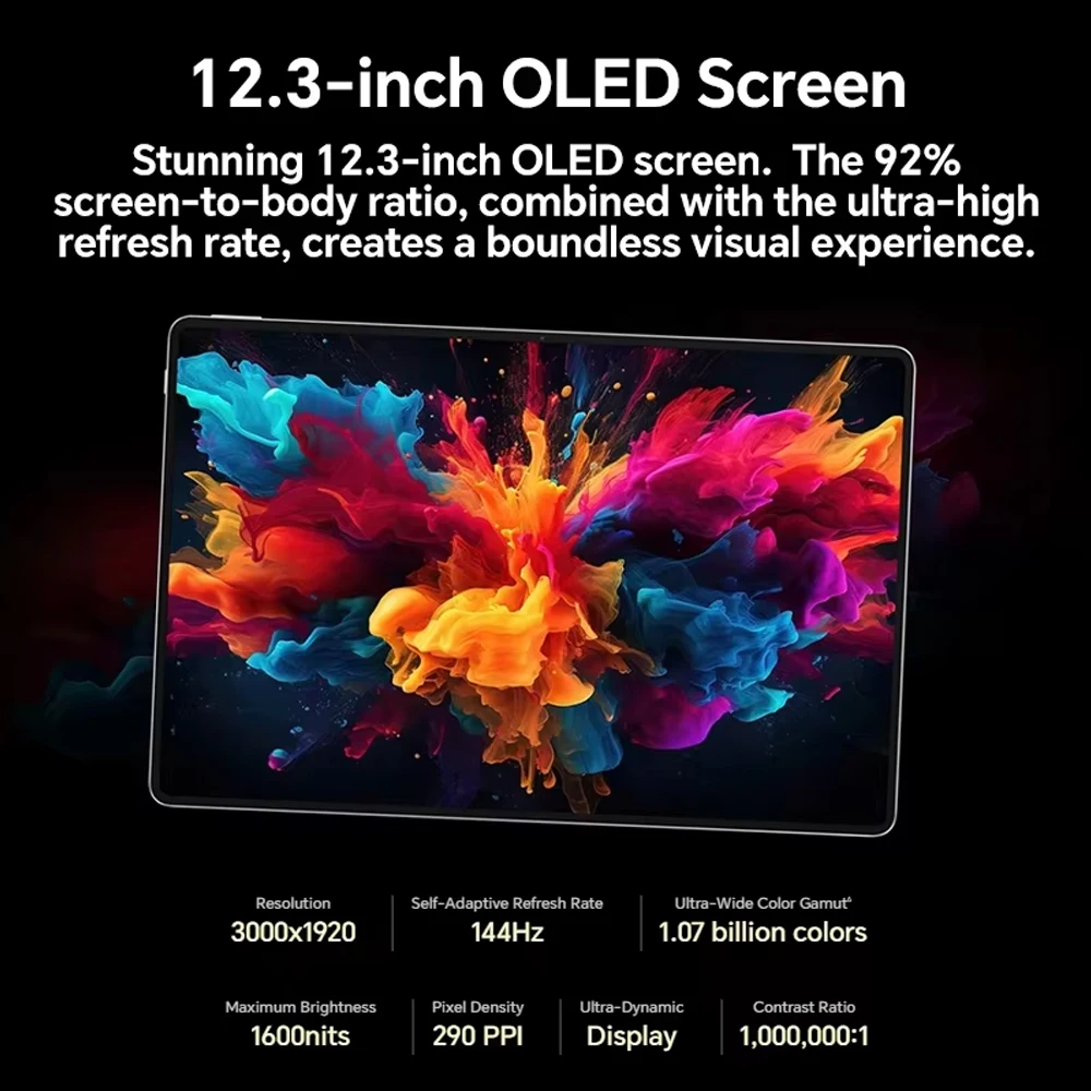 Tablet HONOR MagicPad 2, wersja europejska, bateria 10050 mAh, tablet z systemem Android, ekran OLED 12,3 cala, Snapdragon 8s Gen 3, tylna kamera 13 MP — zdjęcie produktu 2