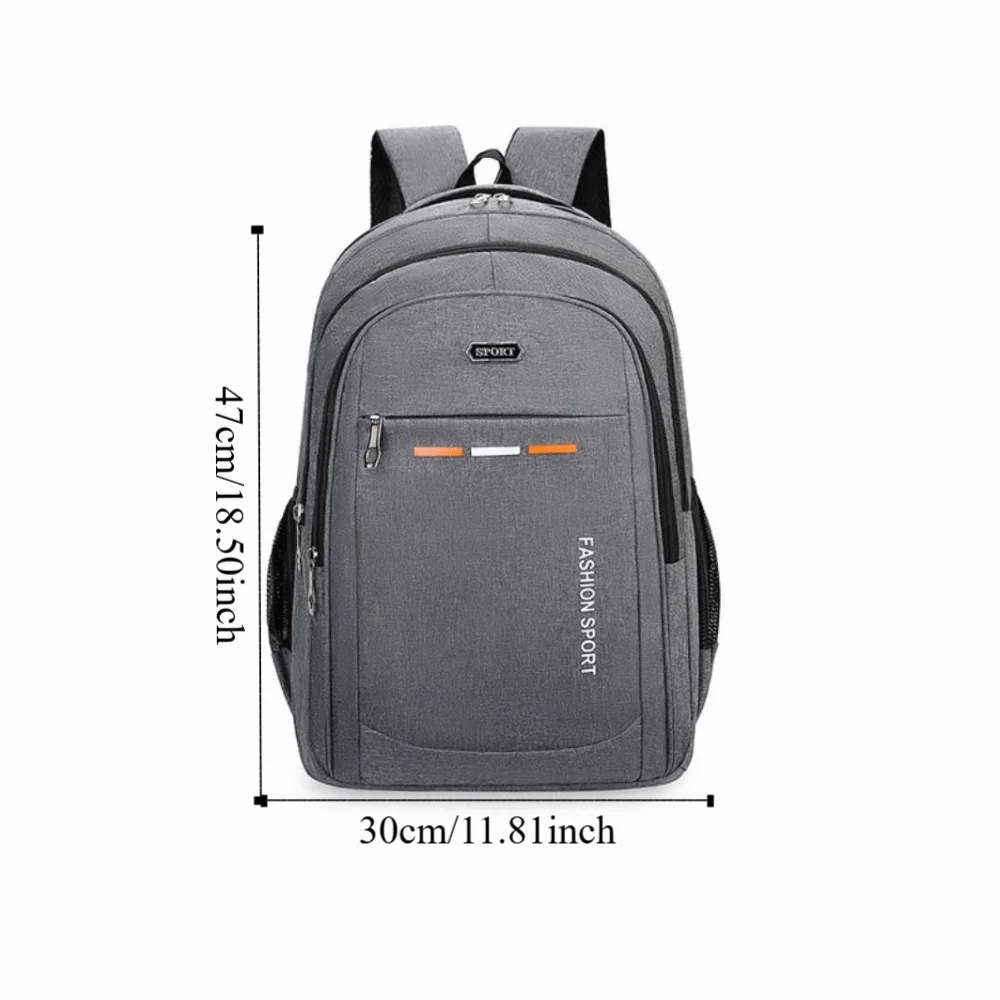 Zaino semplice in tela di grande capacità Borsa per studenti Zaino per studenti Oxford Multipocket Borsa a tracolla per laptop Business