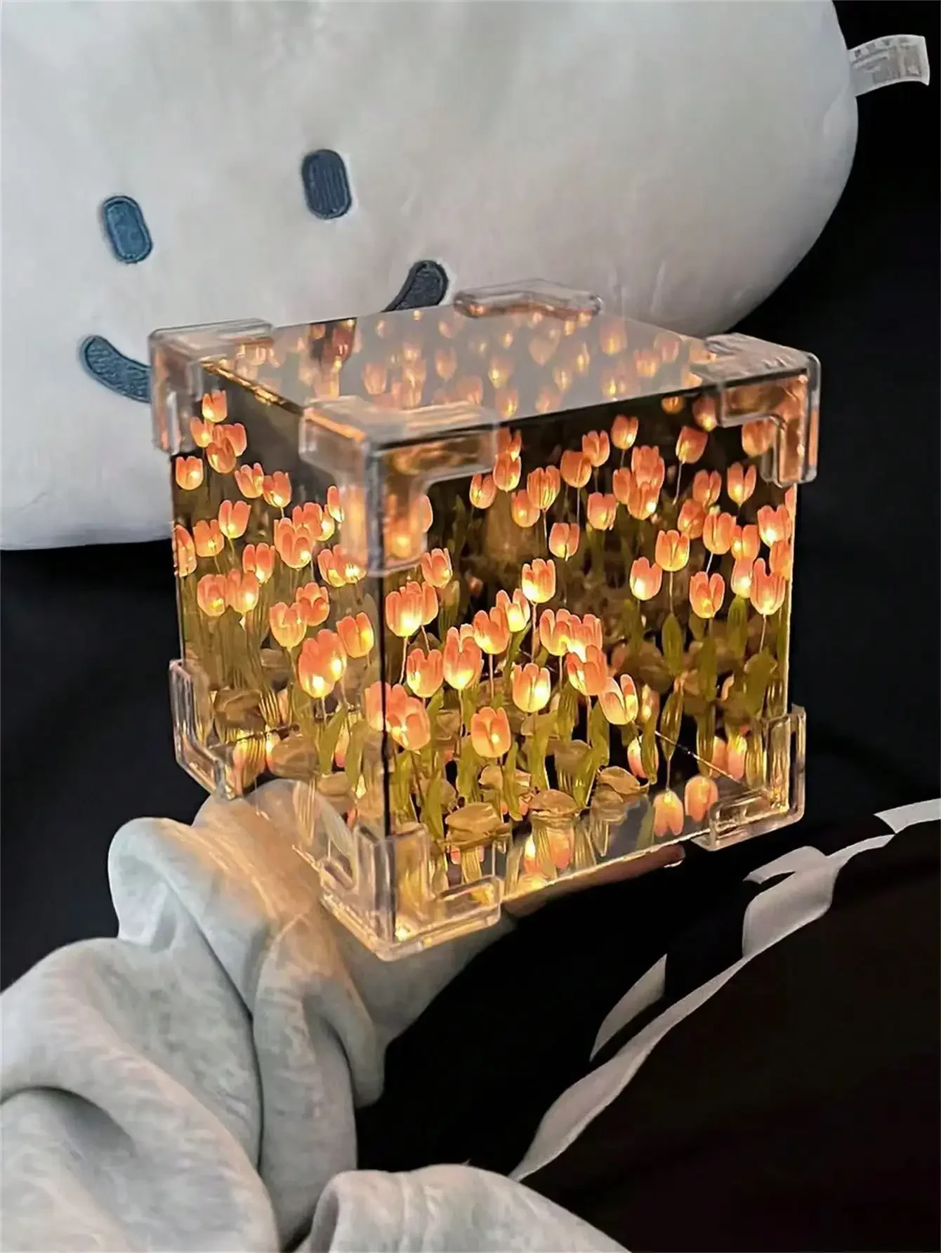 

1pc, 20 DIY Tulip Patterns, Floral Ambiance Lights, Elegant Dining Table Decoration, Perfect for Gifting Girlfriends and Family