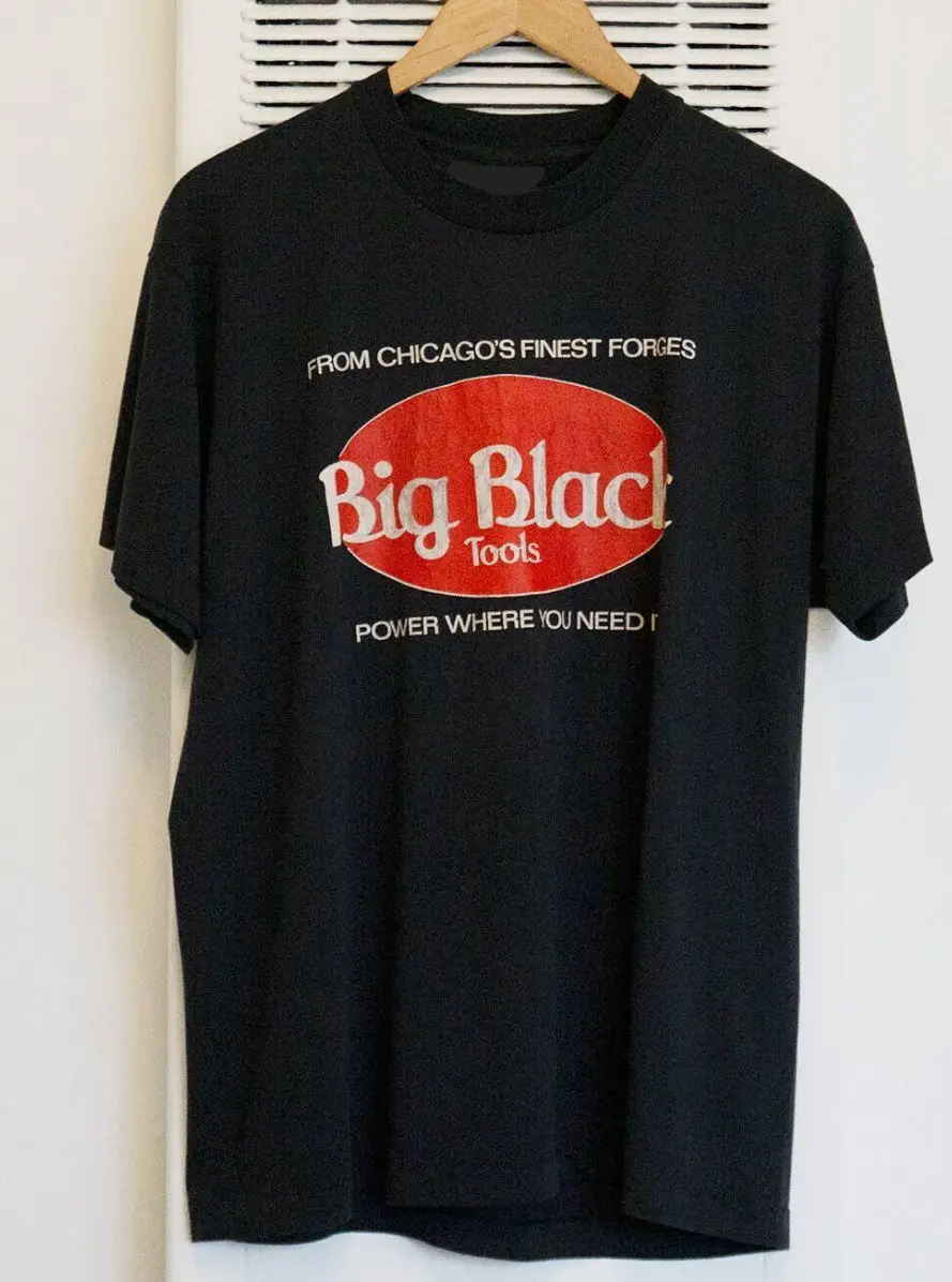 Reprinted 90s BIG BLACK TOOLS T SHIRT rock band