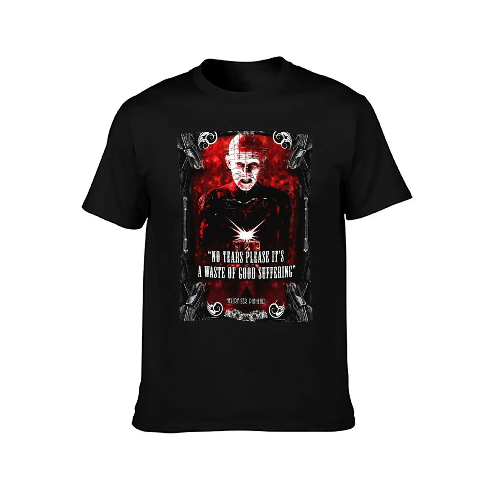 Hellraiser Pinhead quote T-Shirt plus size clothes shirts graphic tees shirts men graphic