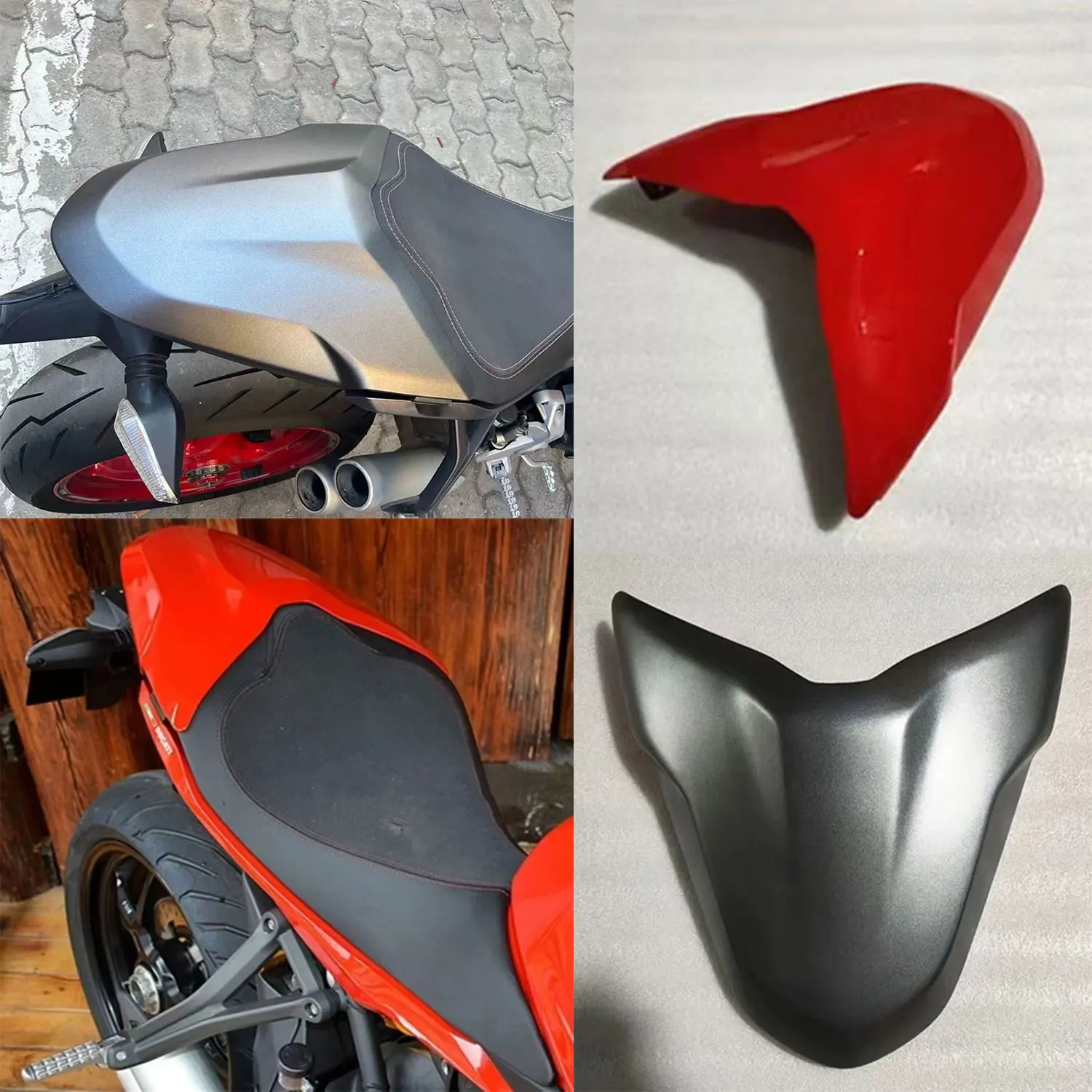 

For Ducati Supersport 939 950 937 2017-2021 22 2023 Motorcycle Rear Passenger Seat Cowl Pillion Fairing Tail Cover Hump Fairing