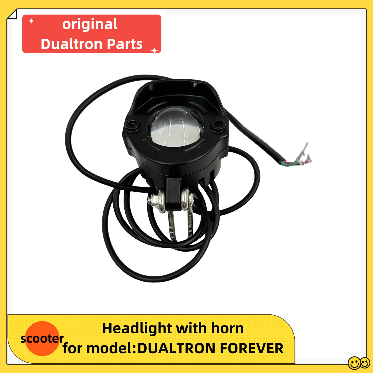 

Original Dualtron Parts Forever Headlight With Horn for Model:Dualtron Forever Kickscooter,Headlight，Minimotors accessories