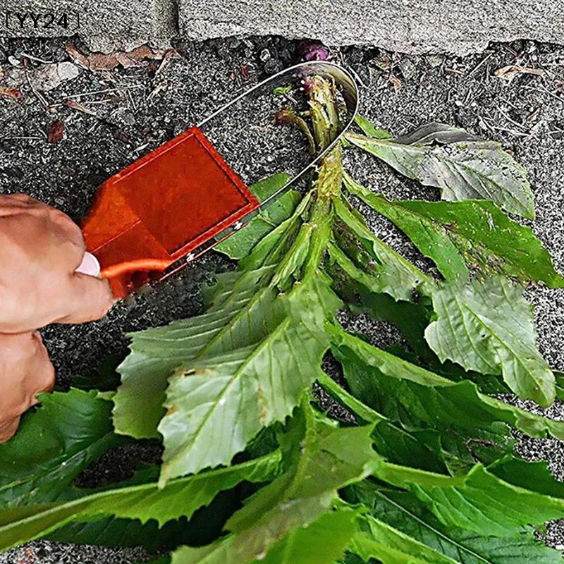 Garden Bandit Hand Loop Weeder Tool With Iron Loop Design Sharp Blades Manual Loosen Soil Weeding Tool For Garden Care〔YY24〕