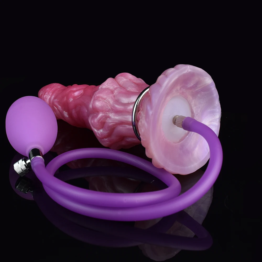 FAAK Fantasy Pneumatic Ovipositor Anal Sex Toys Lay Eggs Dildos Silicone Vaginal Balls Butt Plug Adult Games Masturbators