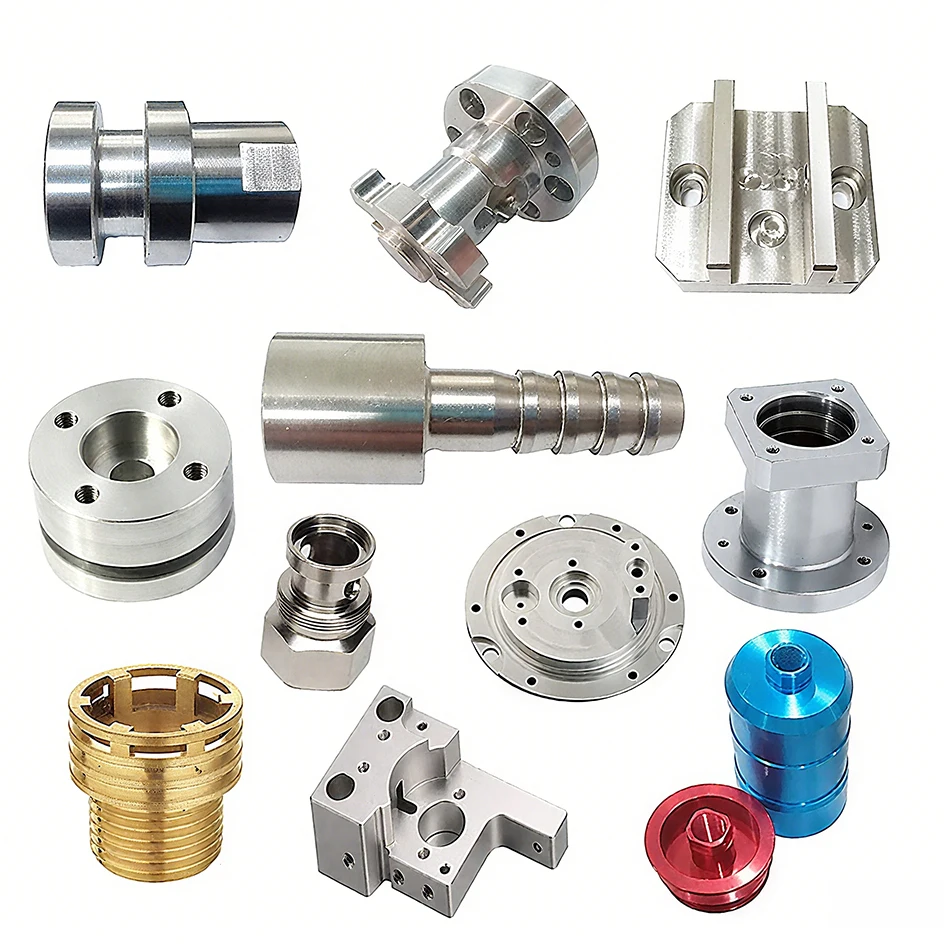 Accessori hardware per fresatura per saldatura di parti meccaniche CNC in ottone, acciaio inossidabile, alluminio OEM personalizzato moq 1pz