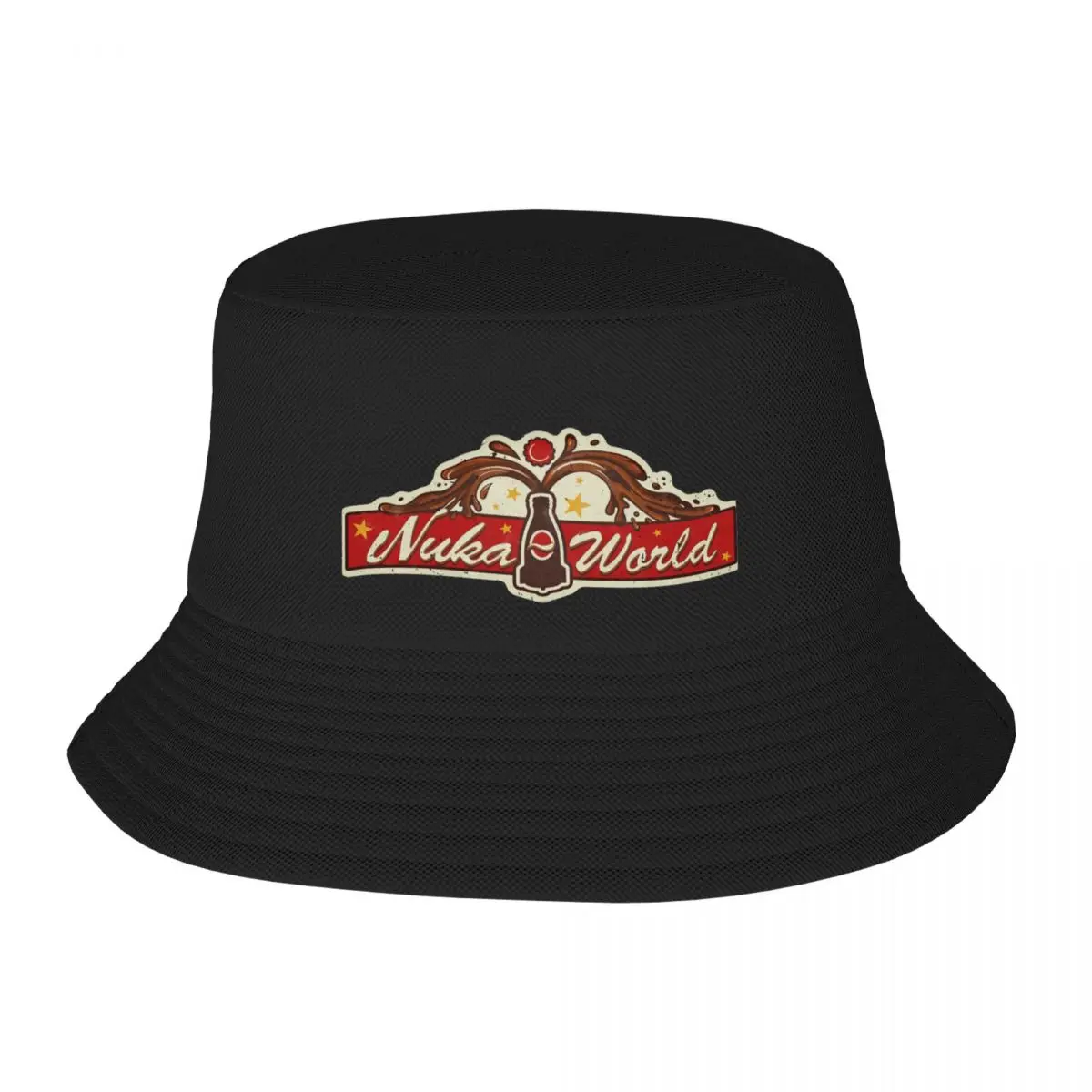 Nuka-World Logo (Vintage) Bucket Hat Luxury Man Hat Luxury Cap Elegant Women's Hats Men's