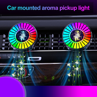 Astronau Smart LED Symphony Sound Control Pickup Light RGB Music Rhythm Ambient Lamp With App Control Air Freshener For Car