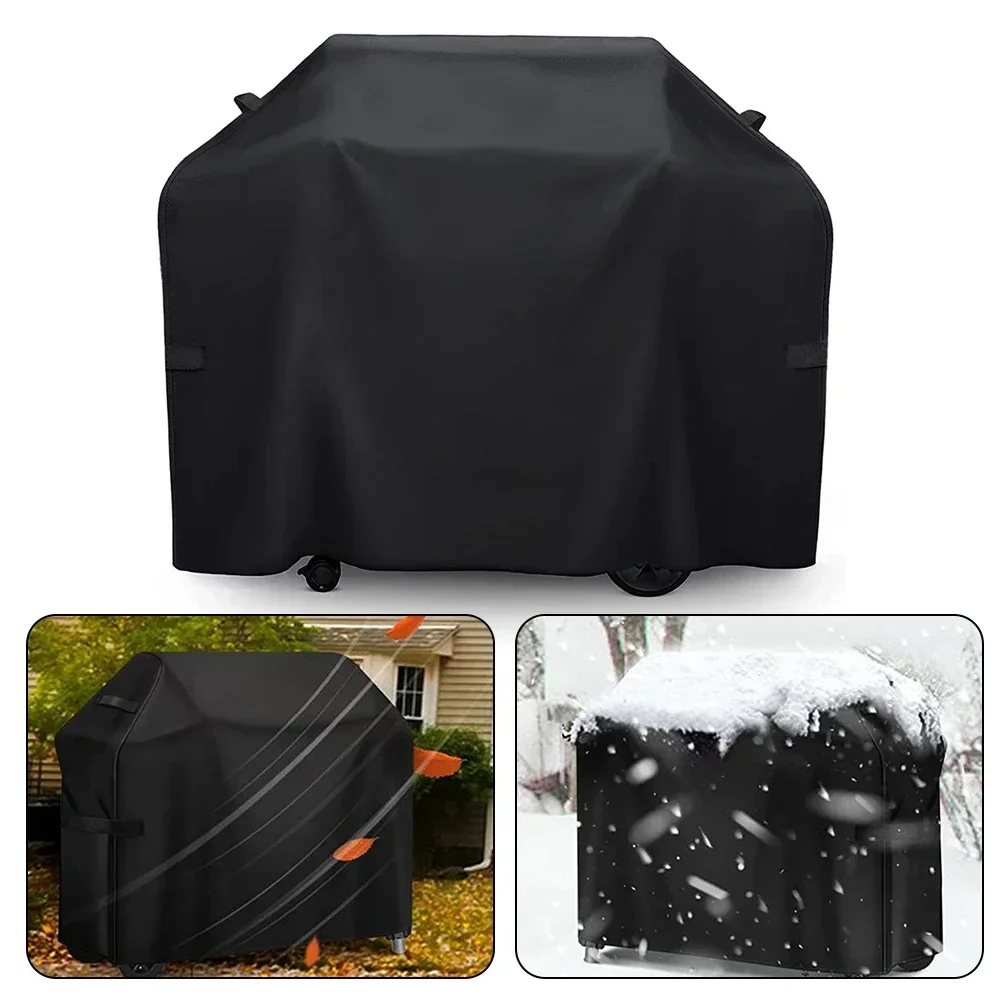 

BBQ Outdoor Cooking 30 Inch Grill Cover Secure And Adjustable Fit Zippered Storage Bag 420D Nylon Oxford Fabric