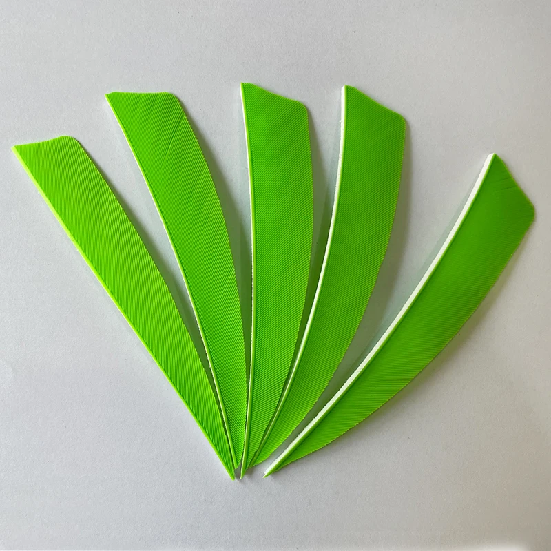 50 Pcs 4 Zoll Carbon Pfeil Federn Befiederung RW Schild Cut Türkei Federn Fletches Bogenschießen Bogen Jagd Zubehör