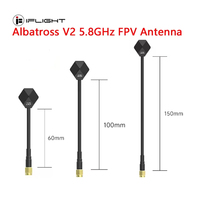 IFlight Albatross V2 SMA 5.8GHz 2.4dBi Antenna LHCP RP SMA / RHCP SMA 60MM/100MM/150MM for FPV Racing Drone Part
