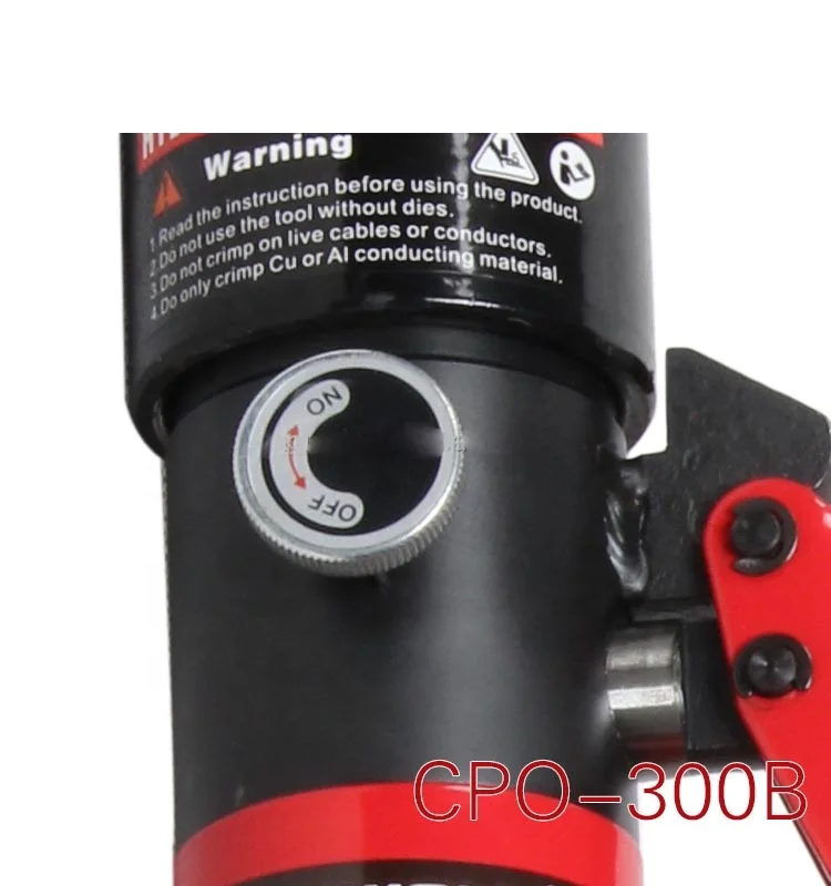 Cable Terminal 16-300mm2 Cpo-300b Forging Pliers Integrated Manual Terminal Pliers Hydraulic Wire Rope Crimping Tool