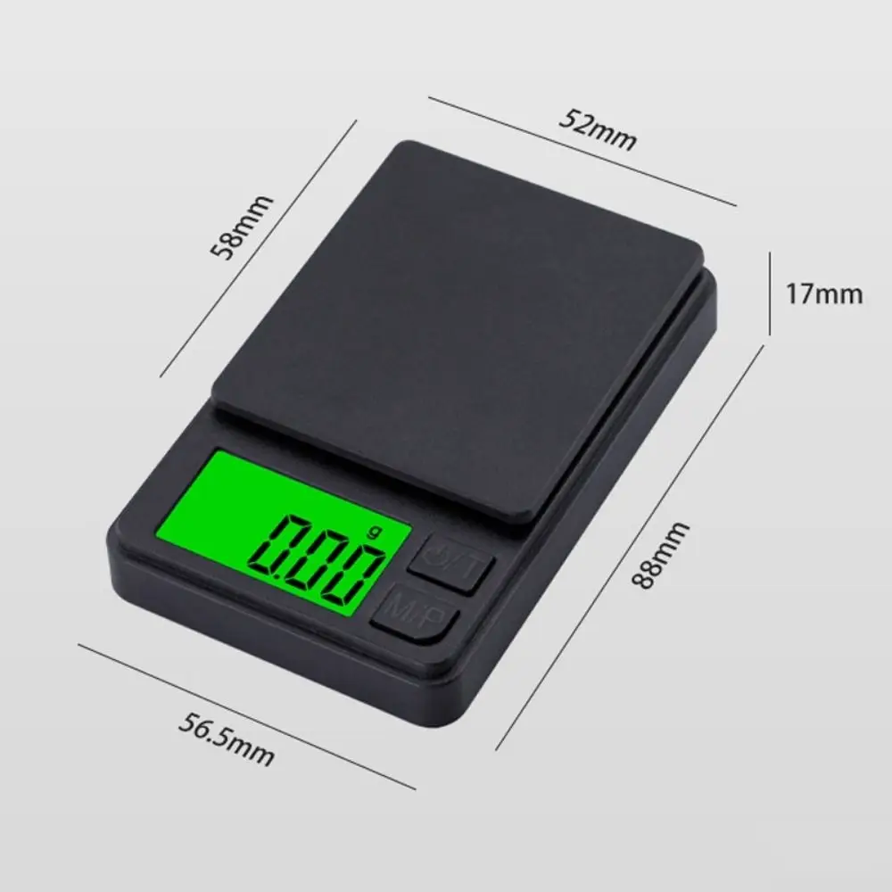 1Pcs 100g-500g/0.01g High Precision Portable Digital Electronic Scale Jewelry Scale Weight Balance Scale LCD Display Carat Scale