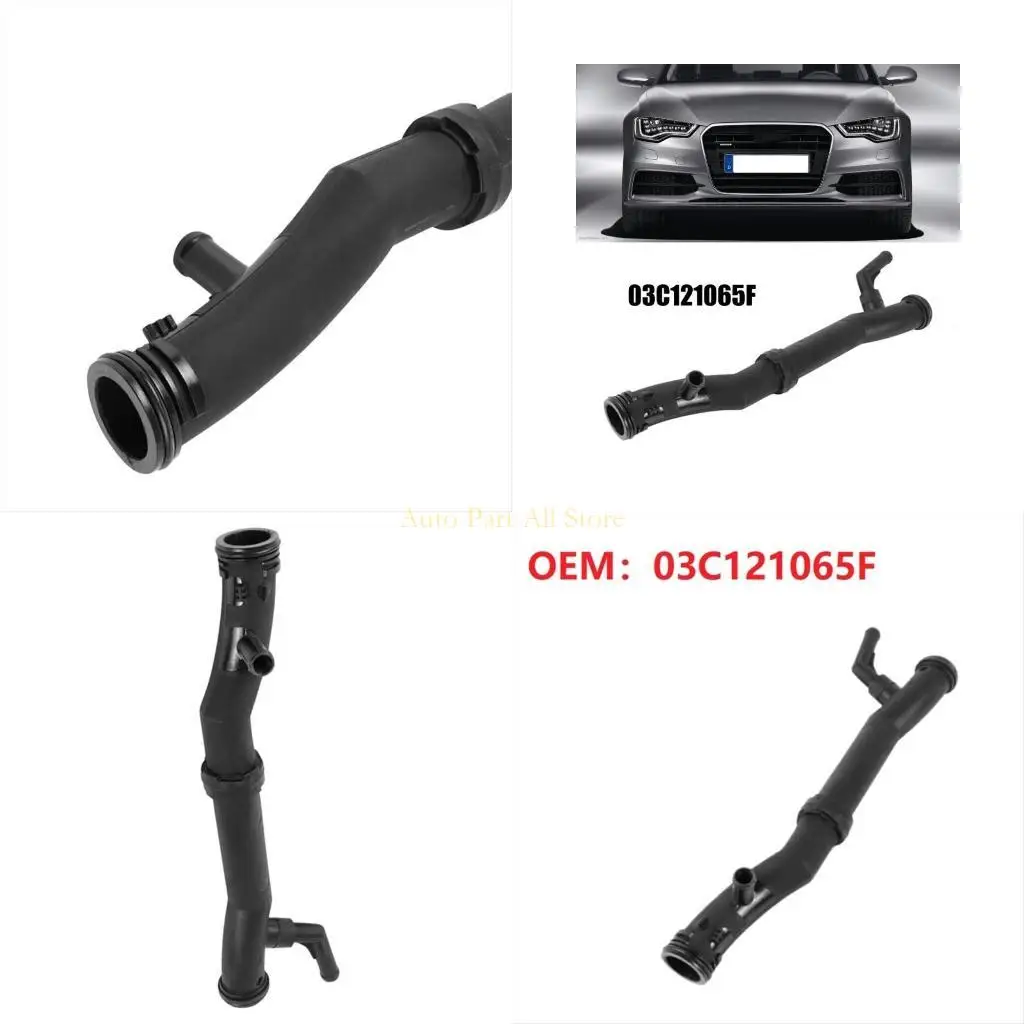 

J0MA Cooling Systems Water Pipe Engine Coolant Line Flange Hose 03C121065F Easy Installation for A1 Golf Multiple Car Models