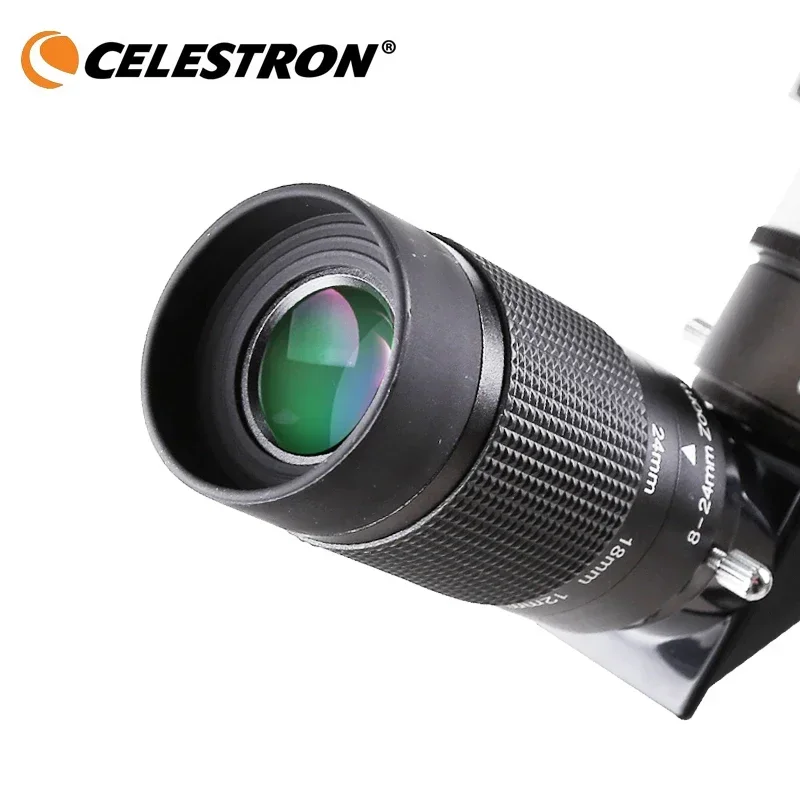 Celestron 8-24mm 1.25''31.7mm HD Zoom Eyepiece for Astronomical Telescope Skywatcher Fully Multicoated  Telescope Focuser