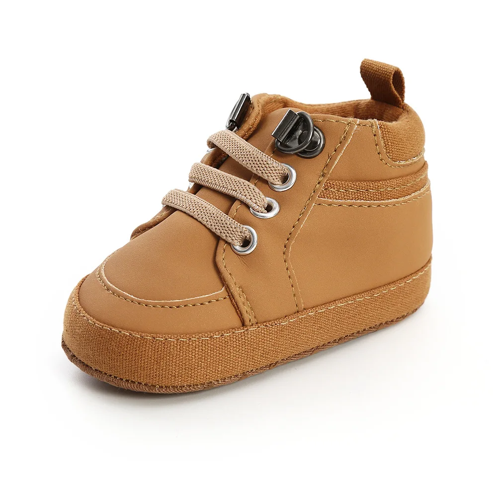 Baby Schuhe Jungen Turnschuhe Infant Kleinkind Casual Comfor Baumwolle Sohle Anti-slip PU Erste Wanderer Kriechen Krippe Mokassins Schuhe