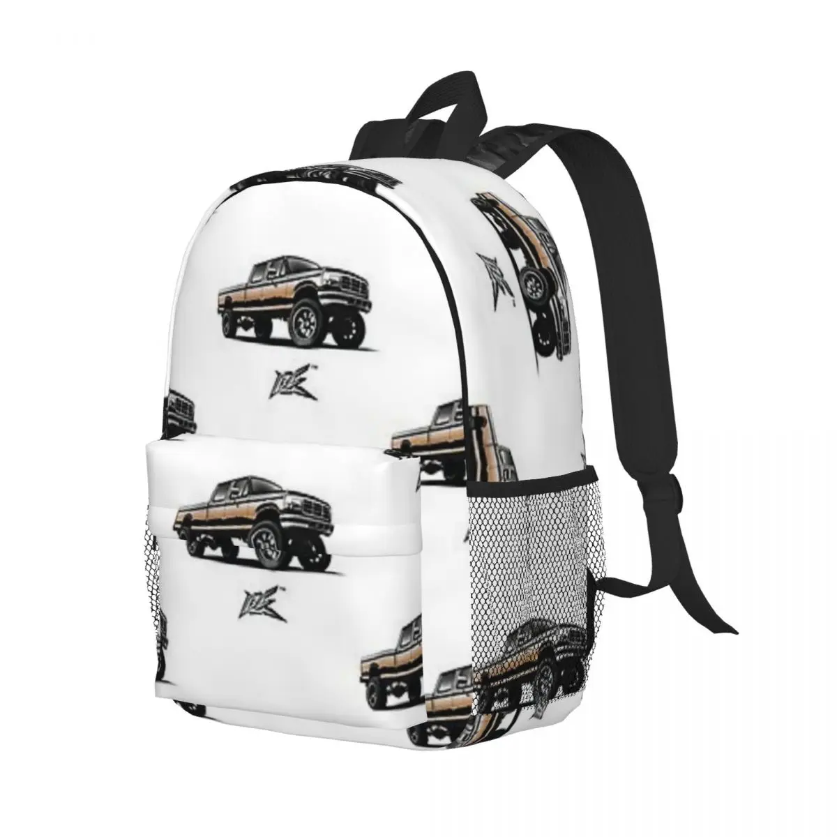 New Fashion Ford F250 Ranger Obs Truck Black Hypershift Waterproof Backpack Trendy Girls Boys Laptop School Book Bag